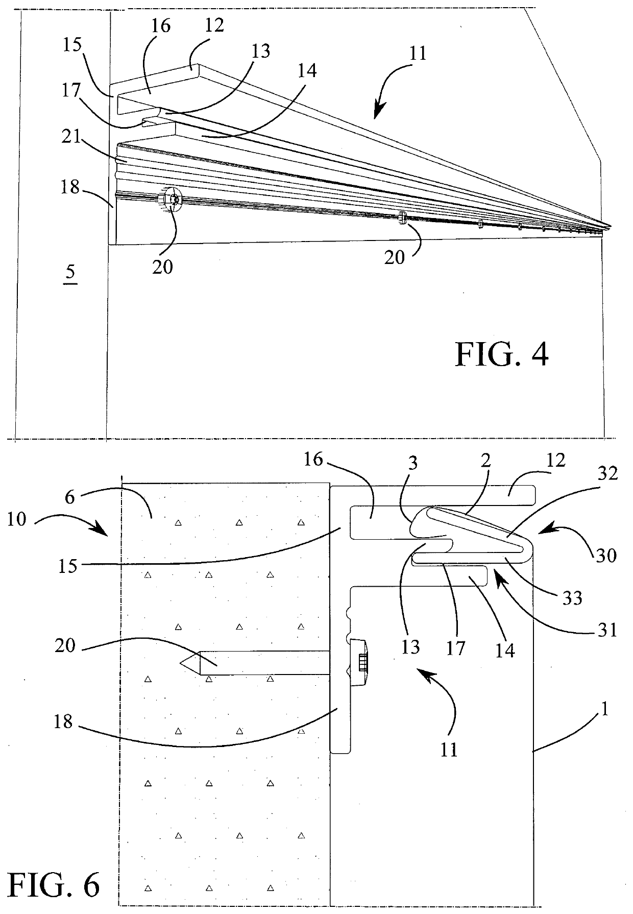 Method for mounting a flexible covering stretched over a securing frame, and securing frame for carrying out such a method