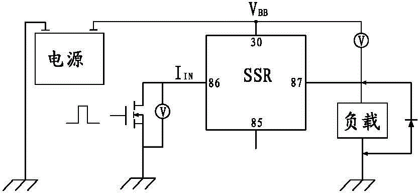 Low-thermal-resistance low-cost automobile solid-state relay