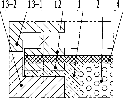 Ammoxidation furnace formed by novel platinum net brace that is catalyst basket and support structure thereof
