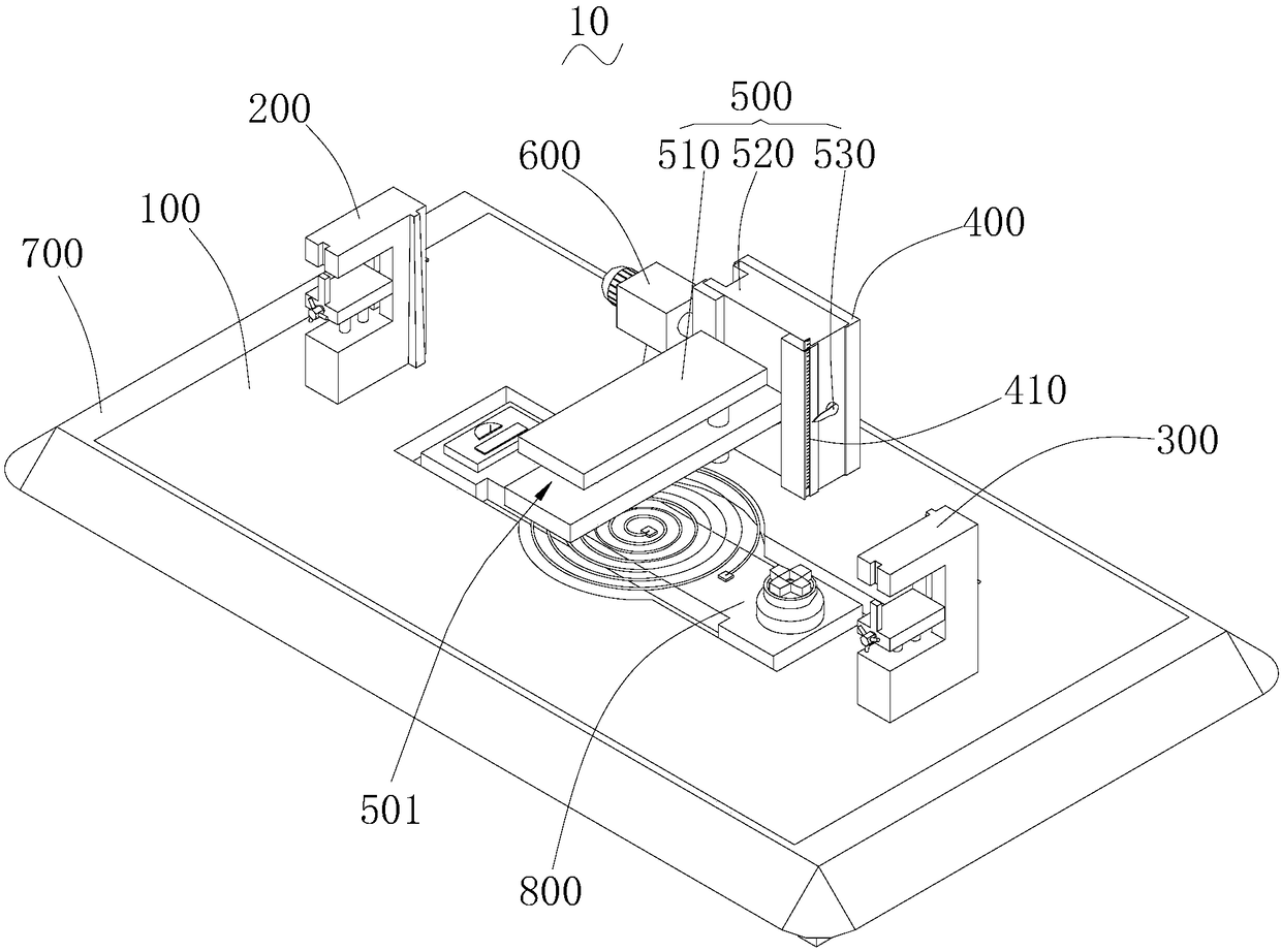 Plastic cement part anti-fatigue detection device