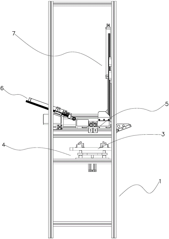Device for automatically buckling packaging box