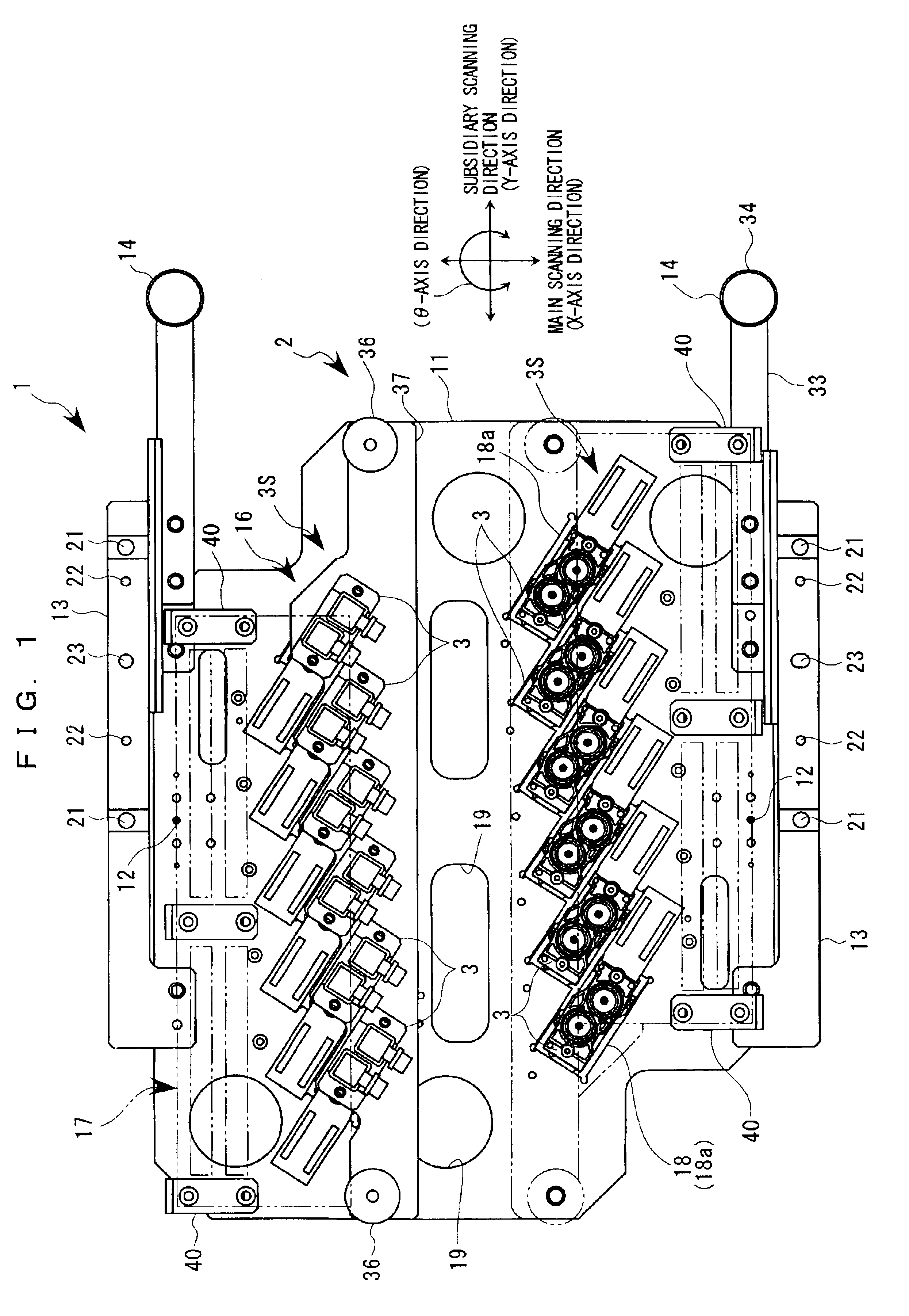 Member to be recognized for alignment; head unit and electronic device provided therewith; method of manufacturing lcd, organic el device, electron emission device, pdp device, electrophoretic display device, color filter, and organic el; method of forming spacer, metallic wire, lens, resist, and light diffusion member, each of said methods using said head unit