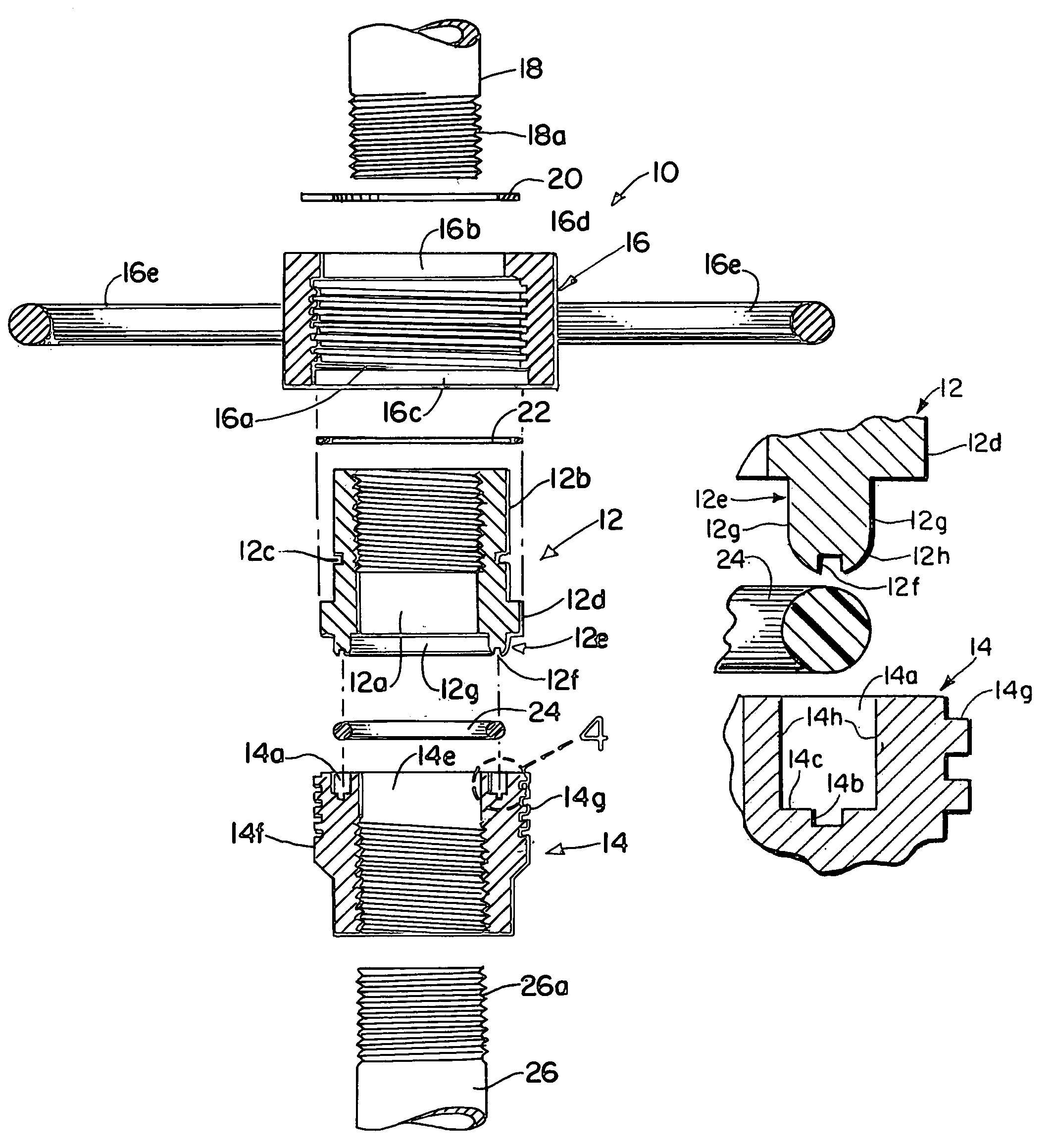High pressure quick connect coupling and seal