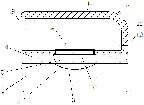 Protection device for switchgear and its explosion-proof membrane