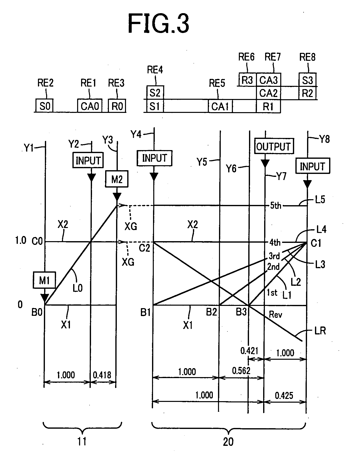 Control apparatus for hybrid vehicle drive system
