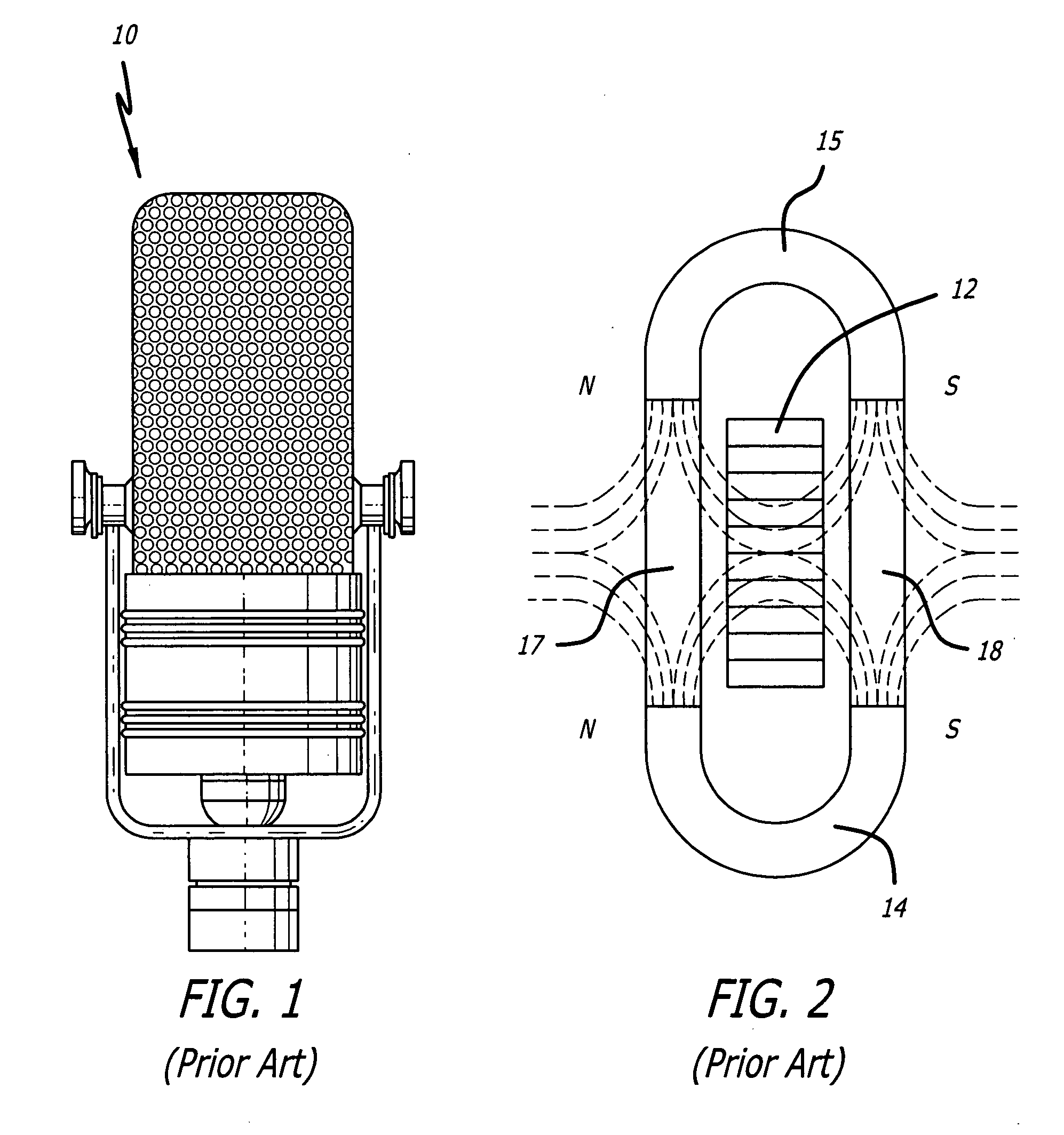 Ribbon-microphone transducer