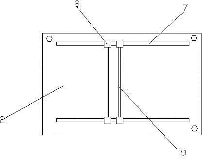 Adhesive pressing platform of textile machinery