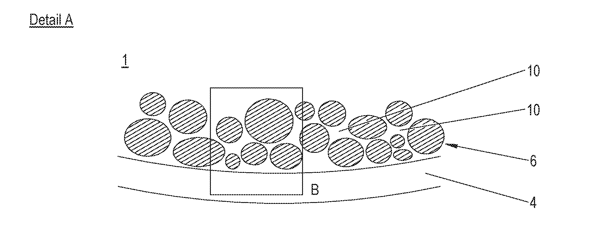 Material arrangement for fusion reactor and method for producing the same