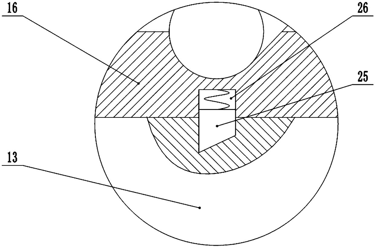 Machining device of reverse gear shaft of mini-tiller