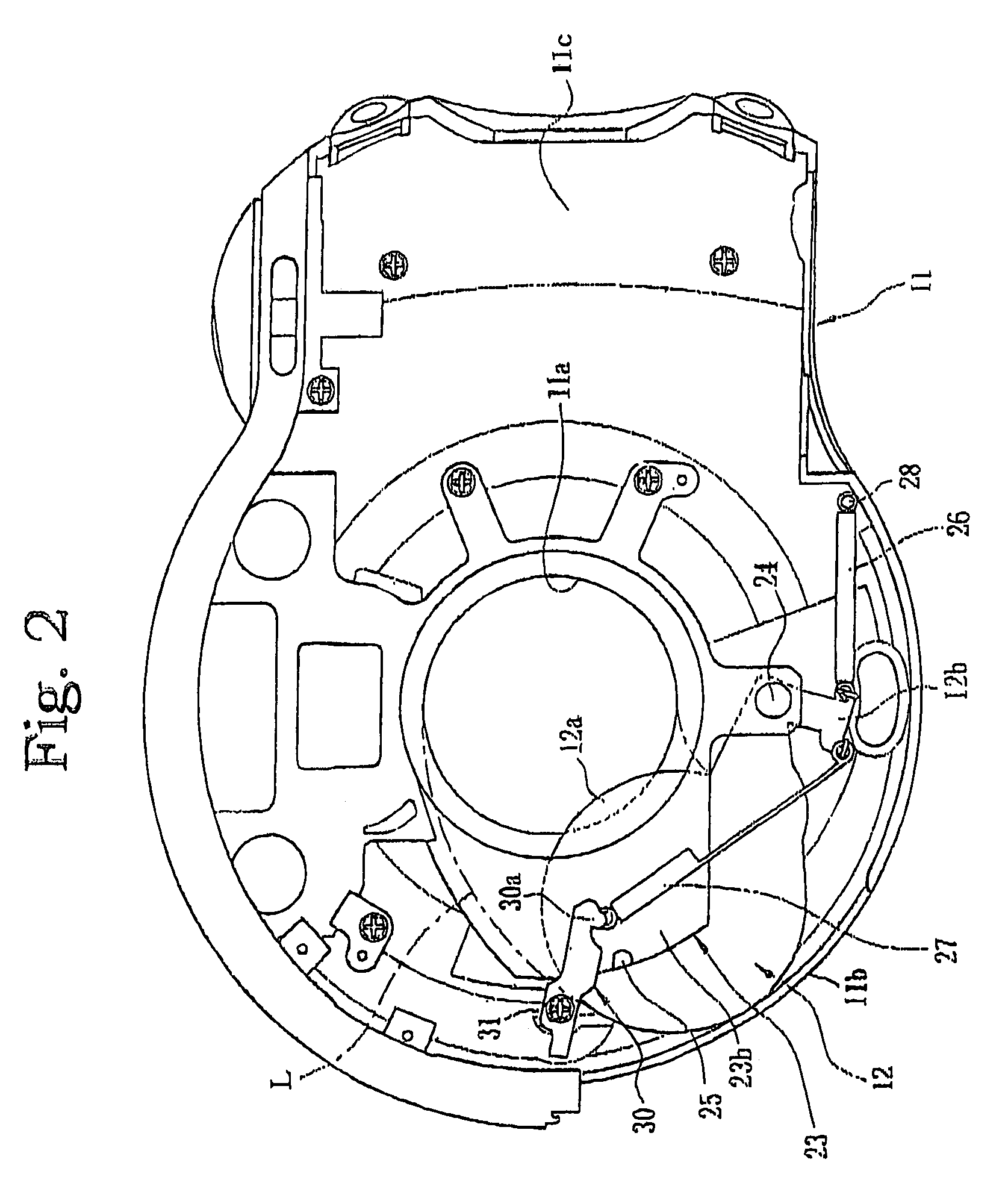 Lens-barrier device for camera