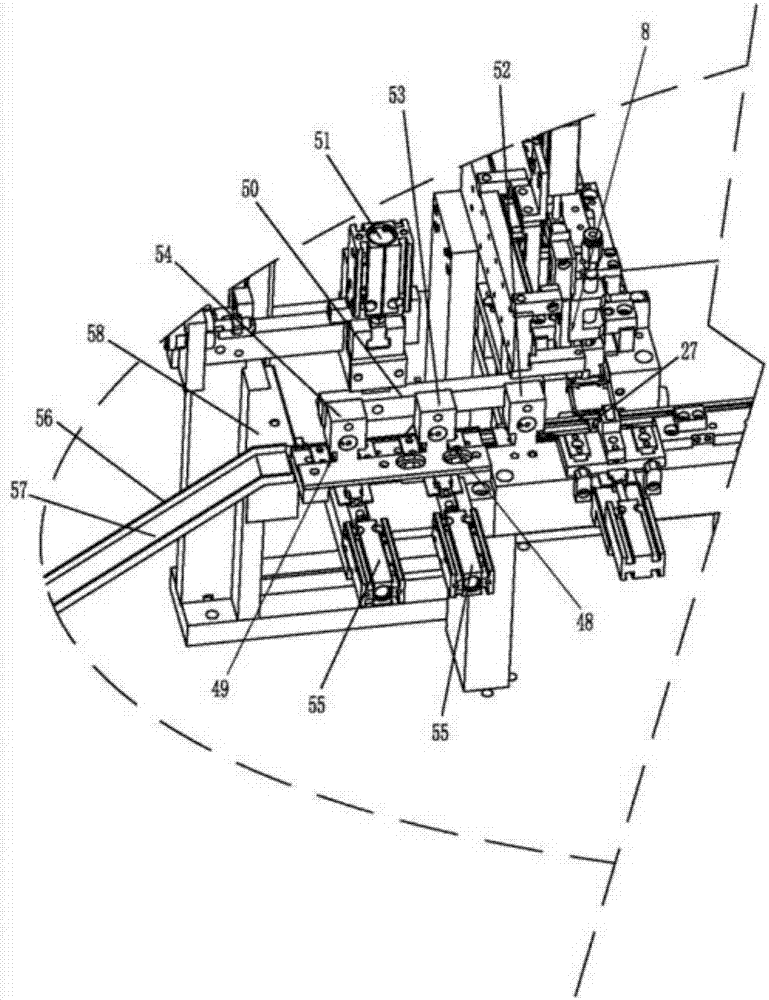 Automatic hook feeding assembling device