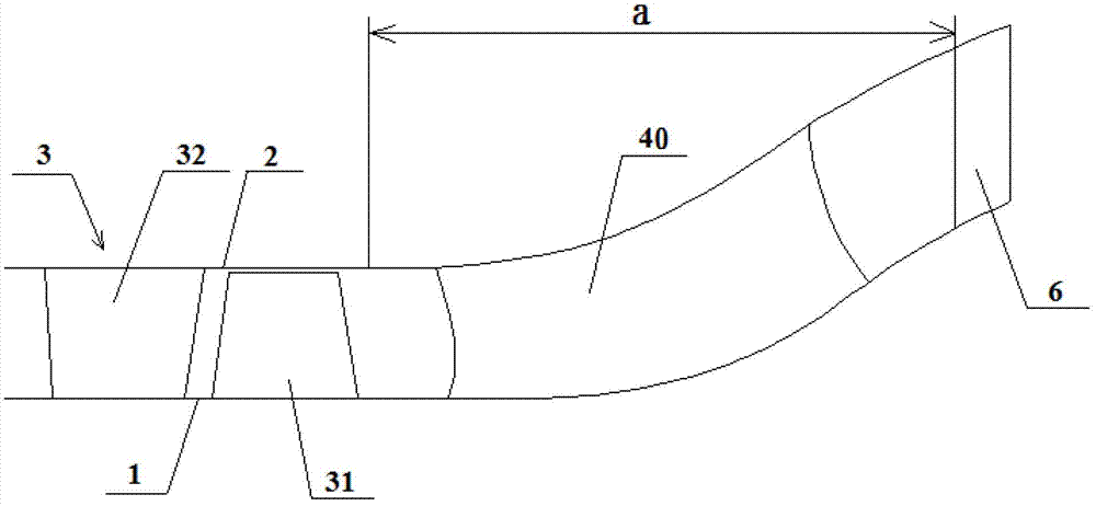 Engine airflow passage structure and fanjet