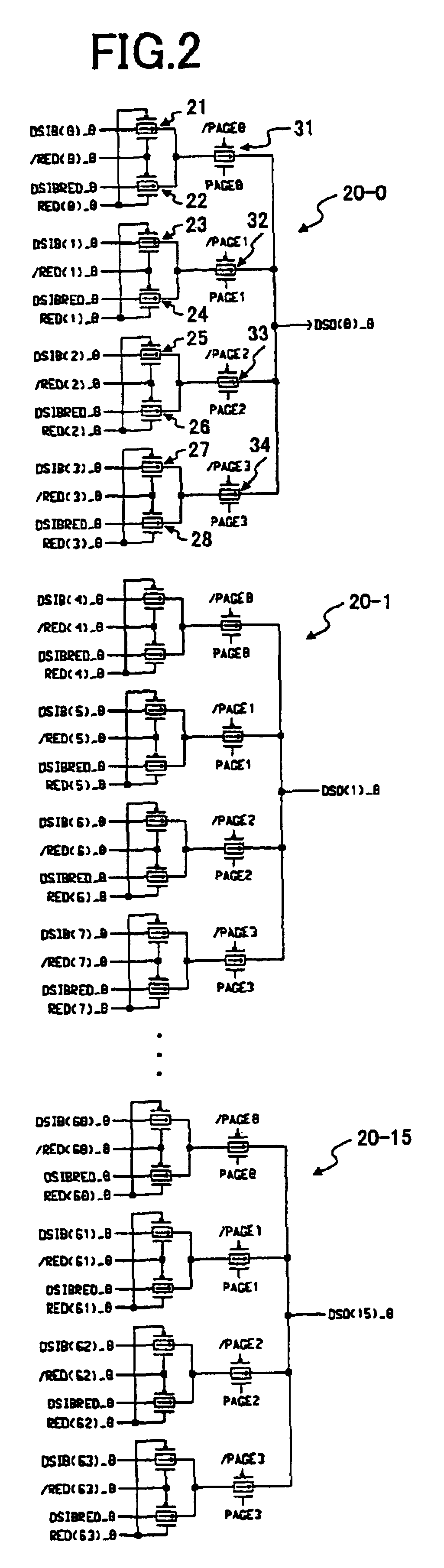 Semiconductor memory device with memory cell array divided into blocks