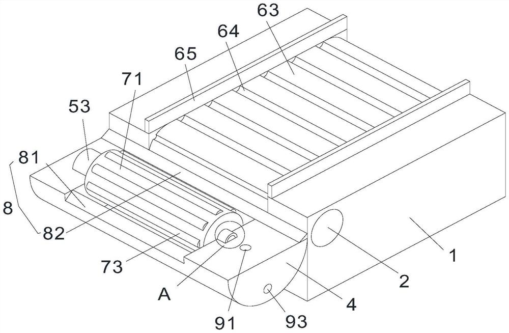 Machining device for motor output shaft