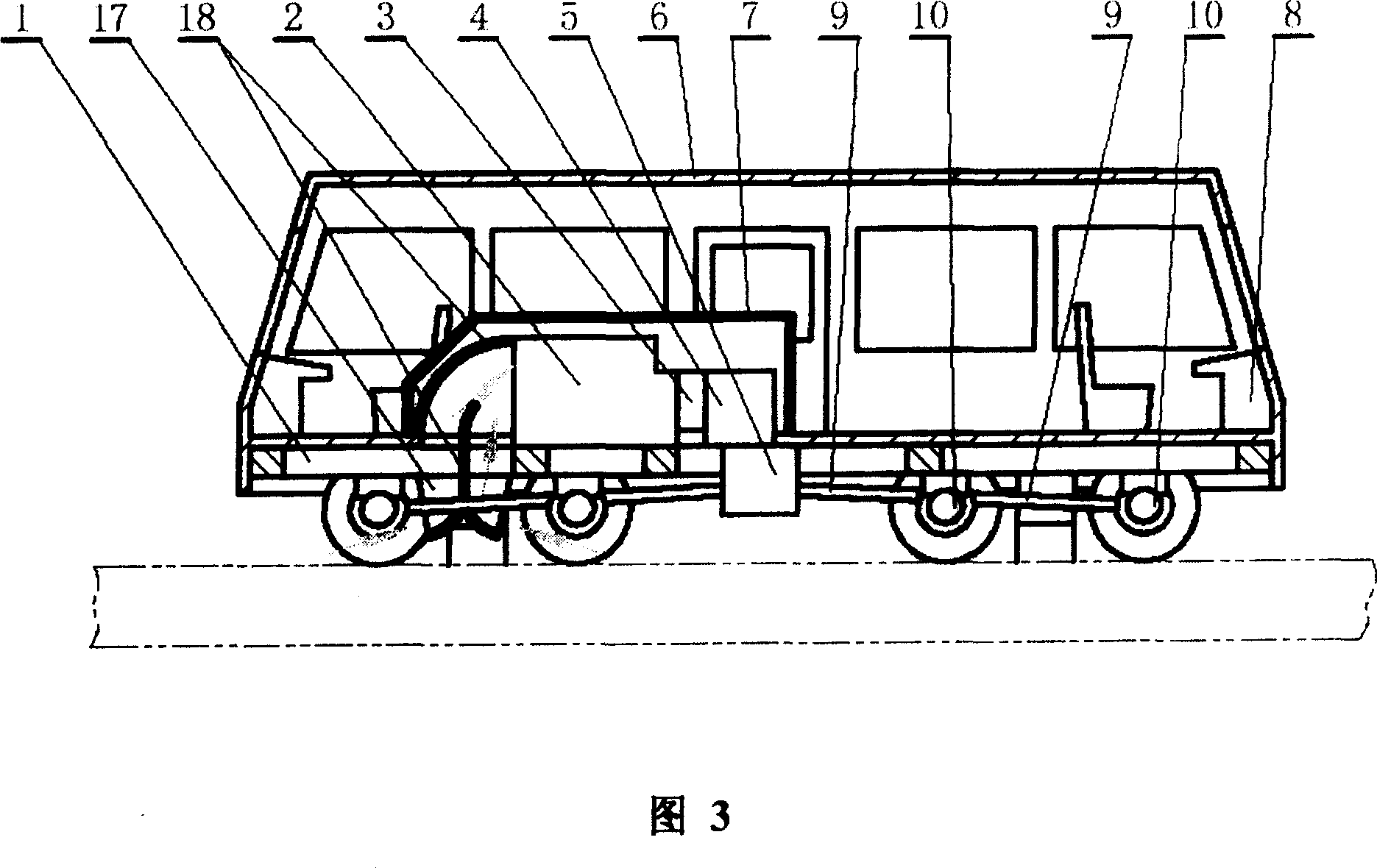 Magnetic suspension track inspection railcar
