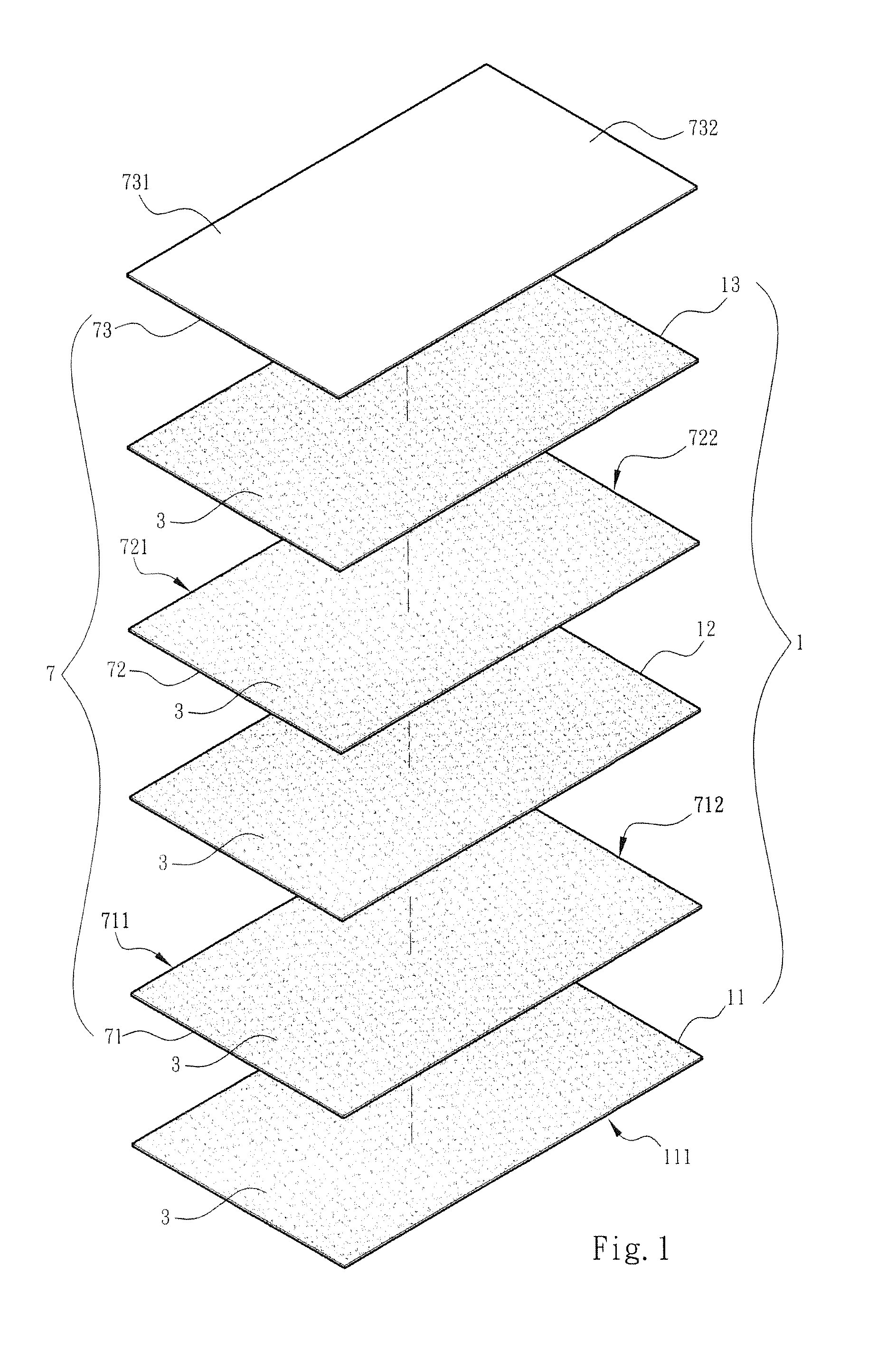 Complex heat dissipation assembly for electronic case