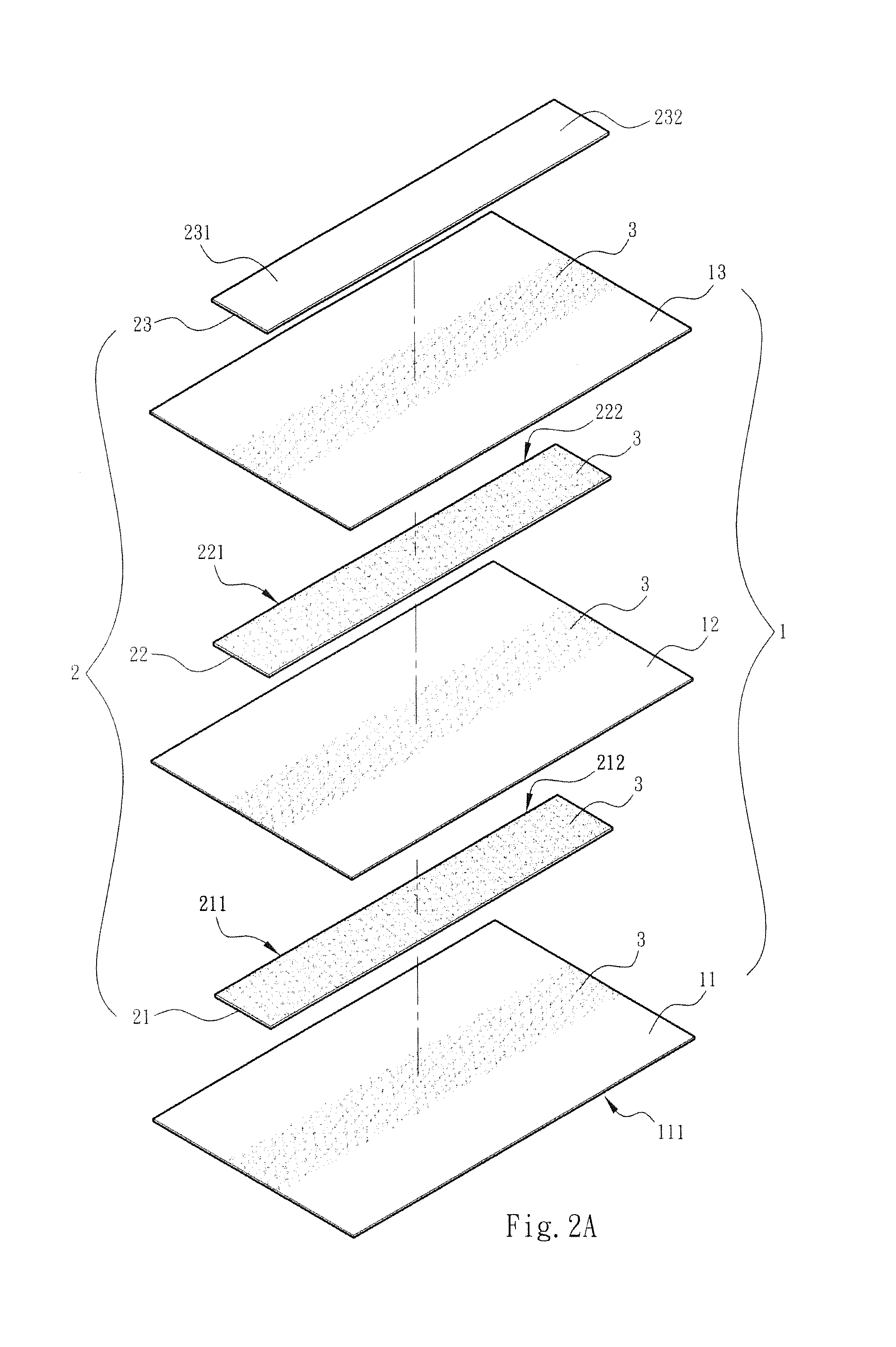 Complex heat dissipation assembly for electronic case