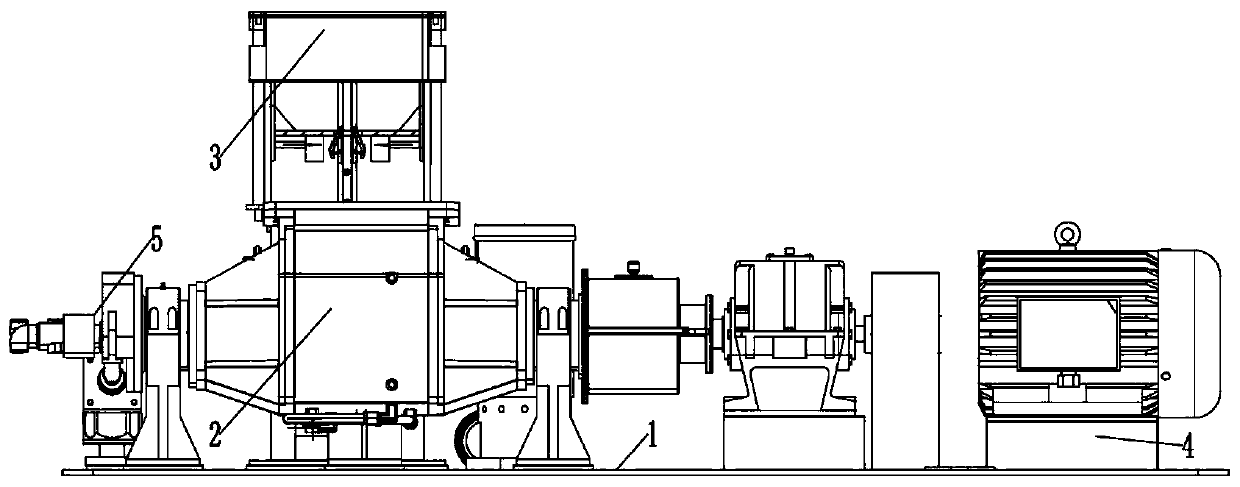 Turnover system and feeding device of improved type banbury mixer and method