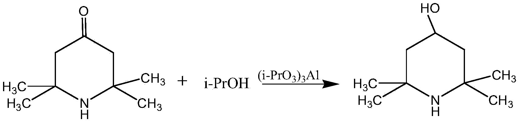 Method for synthesizing pipradrol through electrocatalytic reduction on piperidone by Ti/Ce nano-TiO2 modified electrode