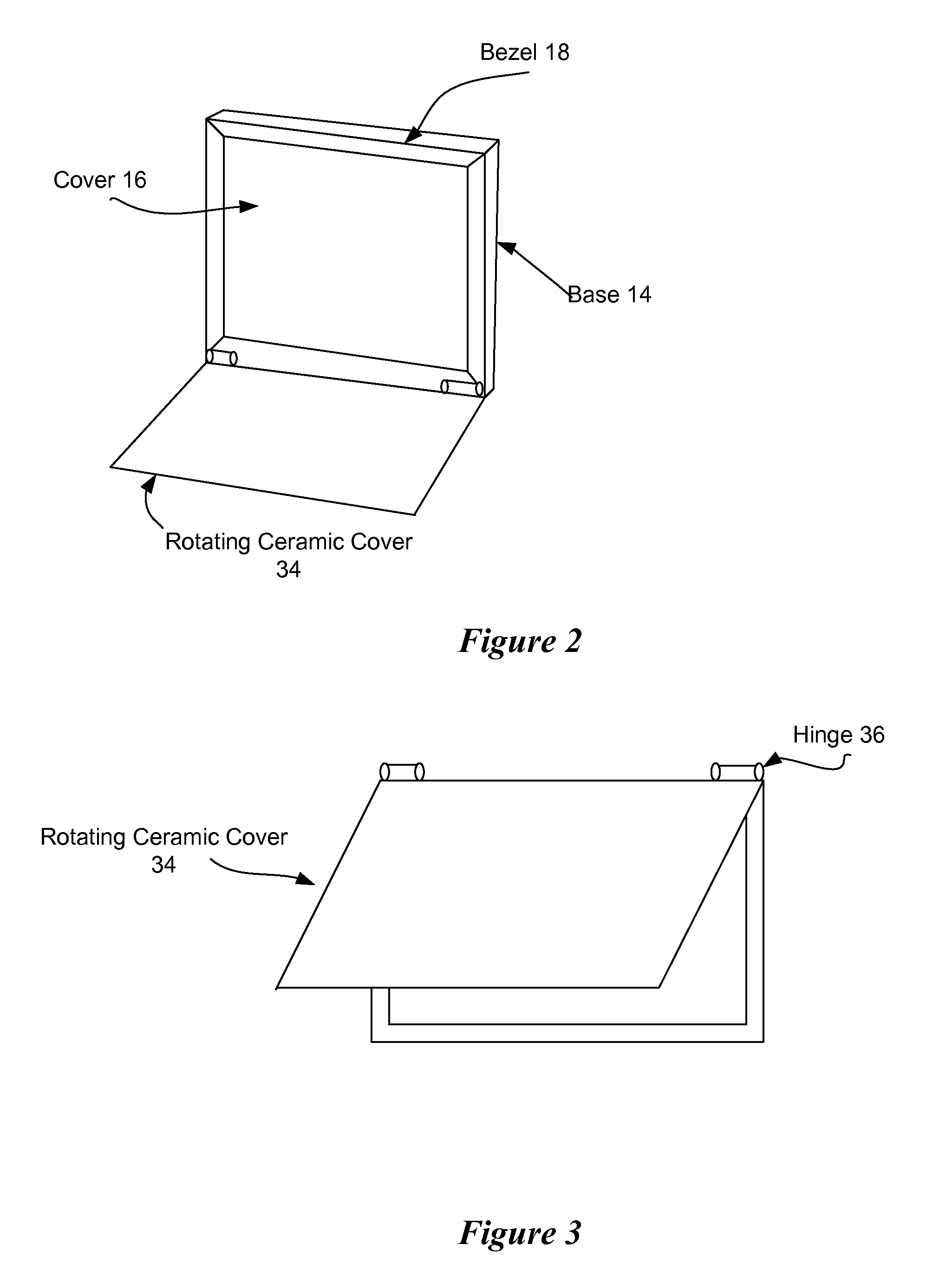 Information handling system ceramic chassis