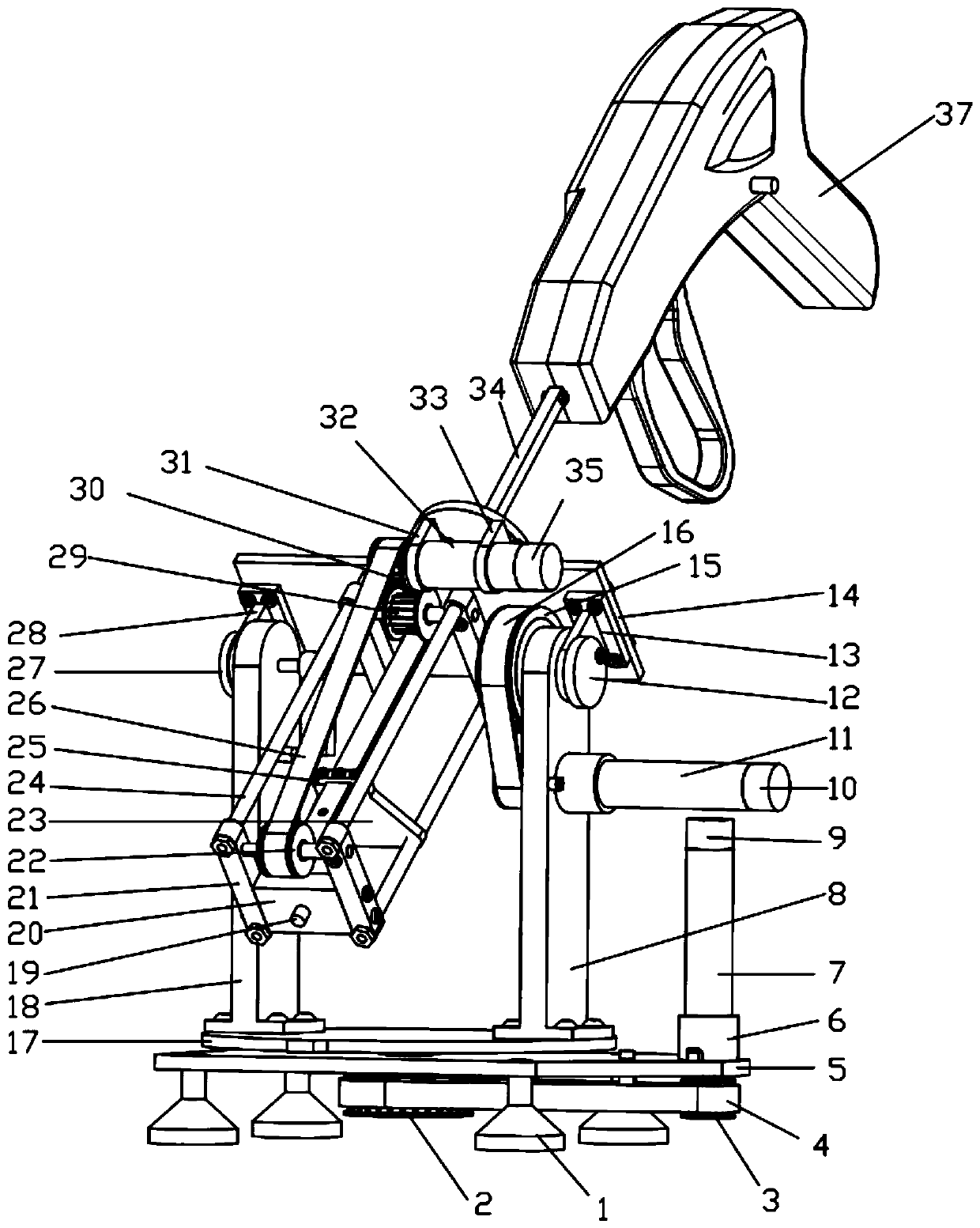 Main manipulator for continuum surgical robot and surgical robot