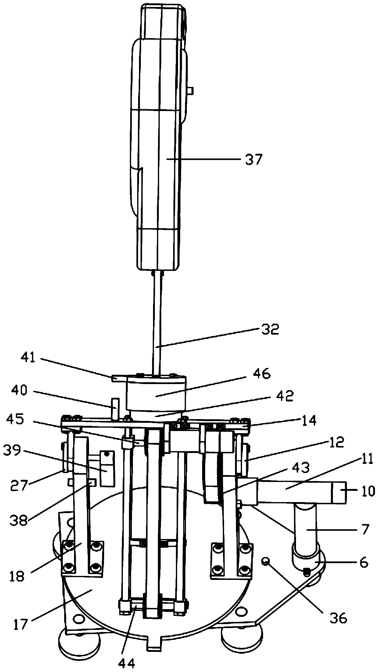 Main manipulator for continuum surgical robot and surgical robot