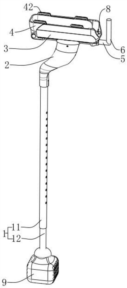 Portable walking stick and using method thereof