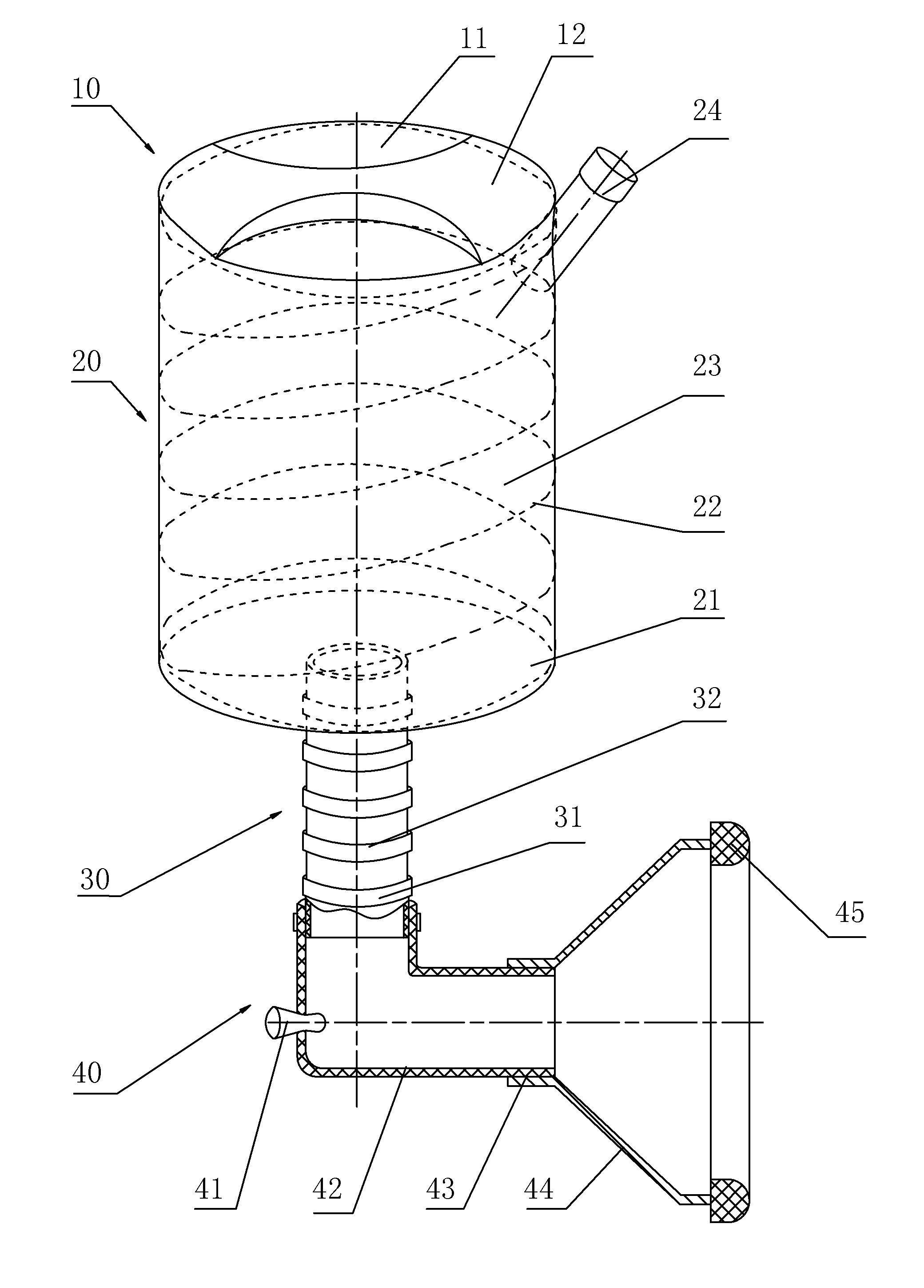 Disposable folding type emergency respirator and packaging method thereof