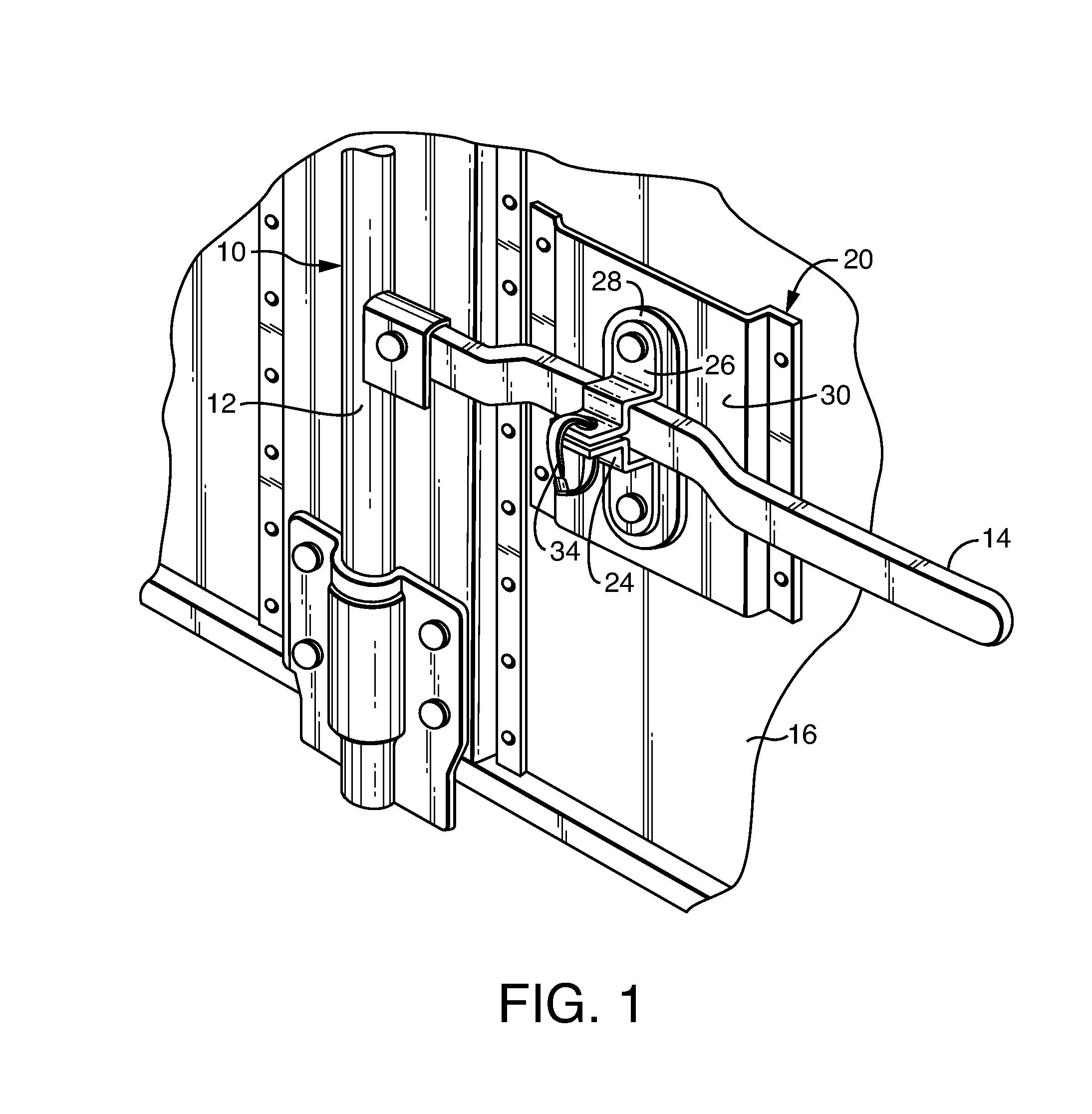 Lock box for sealed latch assembly