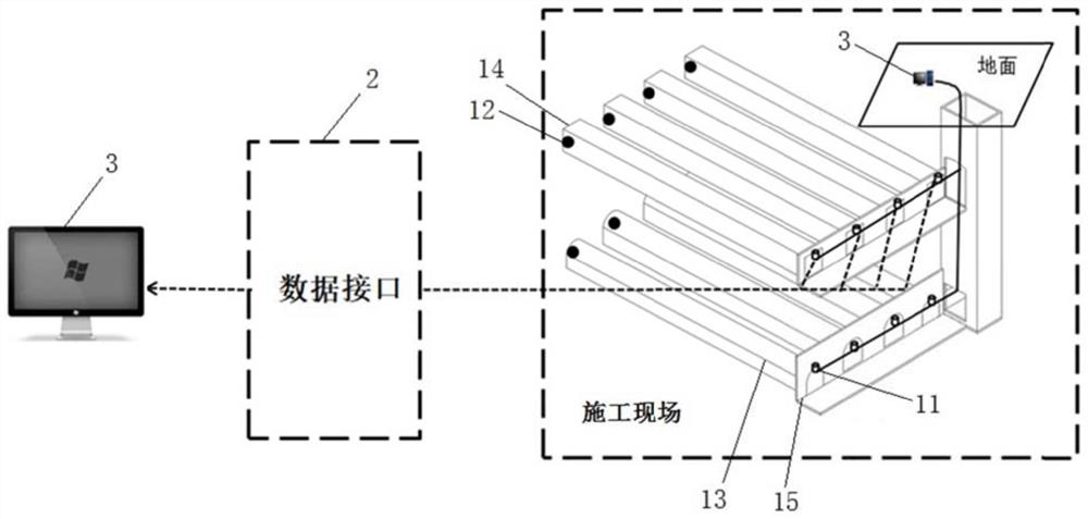 Method and system for identifying construction progress of underground excavation station