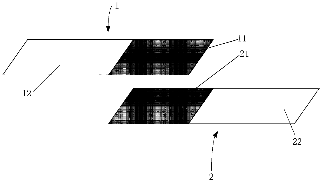 Base material-based overlaying piece and overlaying method