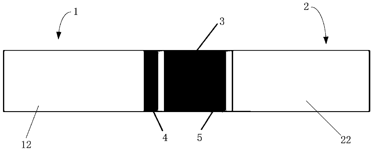 Base material-based overlaying piece and overlaying method