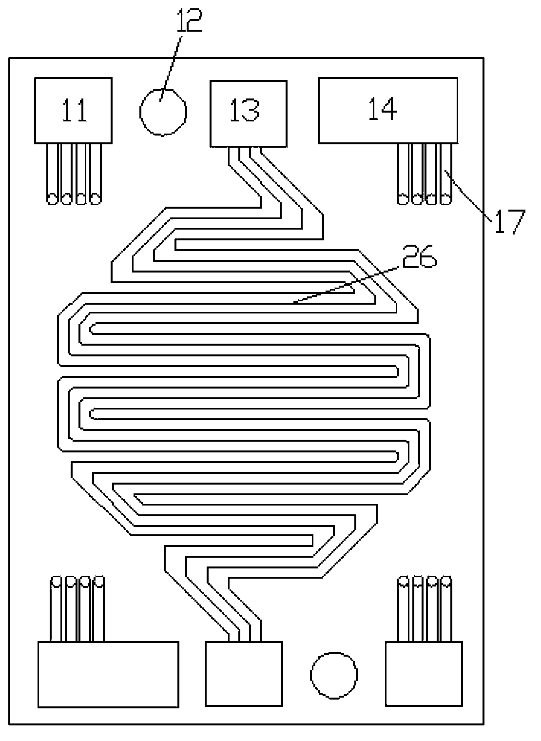 Fuel cell pile online regional detection system and method