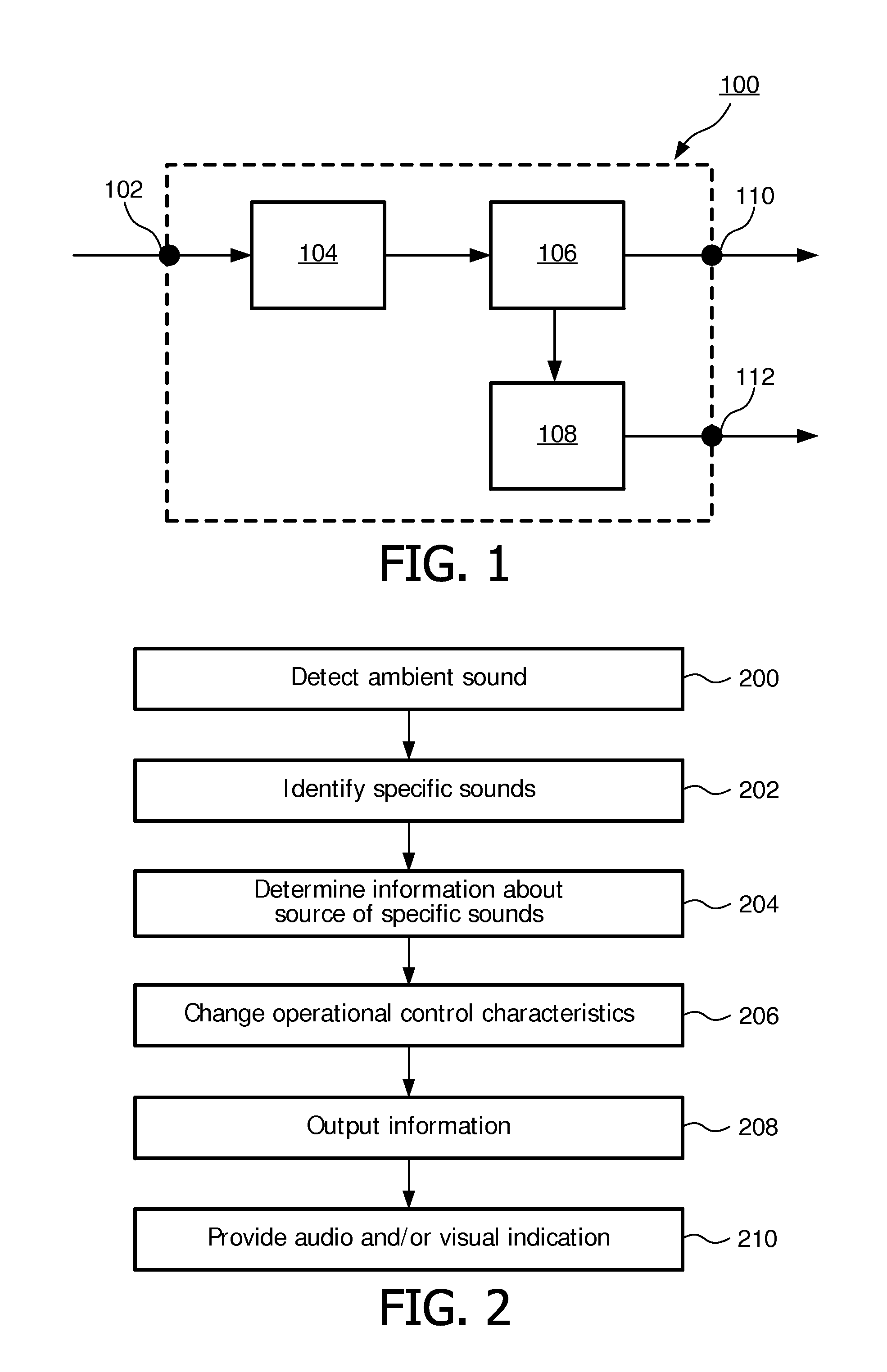 Method and apparatus for providing information about the source of a sound via an audio device