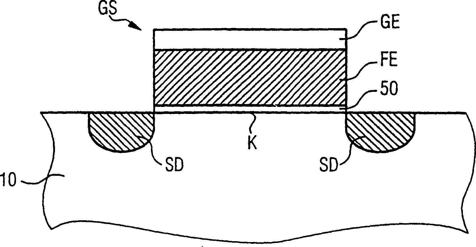 FEMFET device and method for producing same