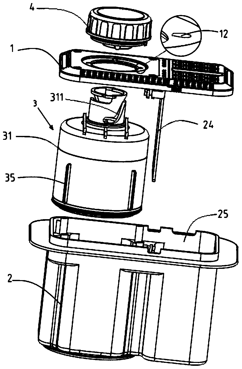 Built-in electric air pump capable of being used for air inflation and exhausting