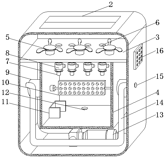 A new room air purification device based on air reaction