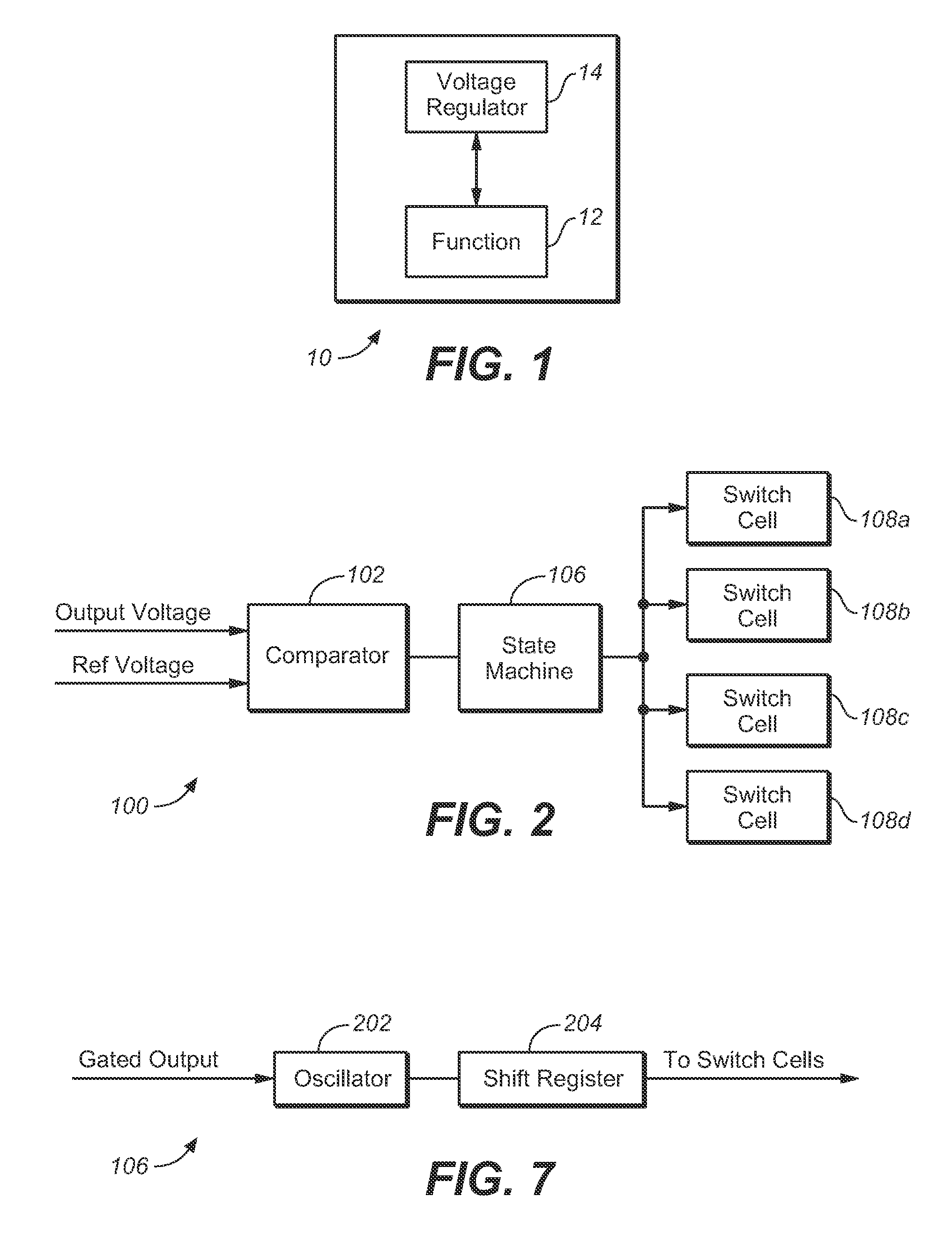 Voltage regulator for an integrated circuit