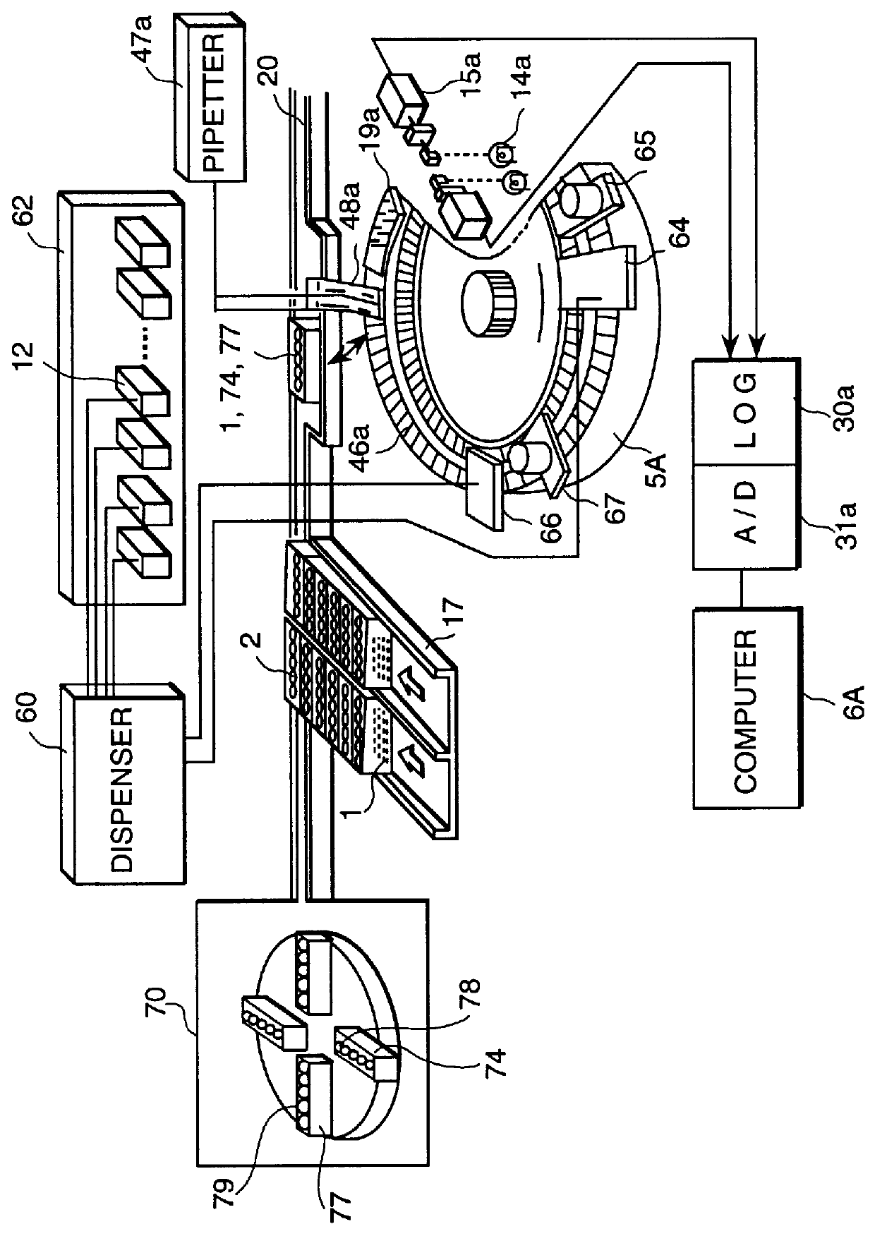 Automatic analyzer and support system therefor