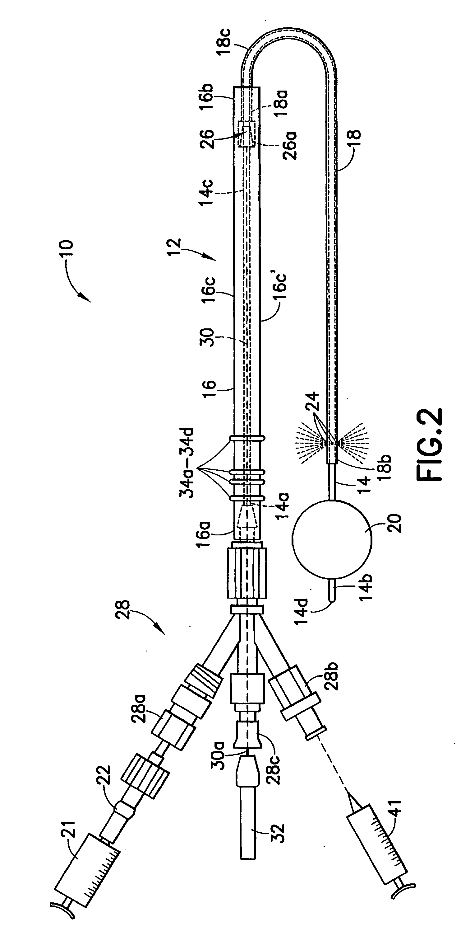 Occludable intravascular catheter for drug delivery and method of using the same