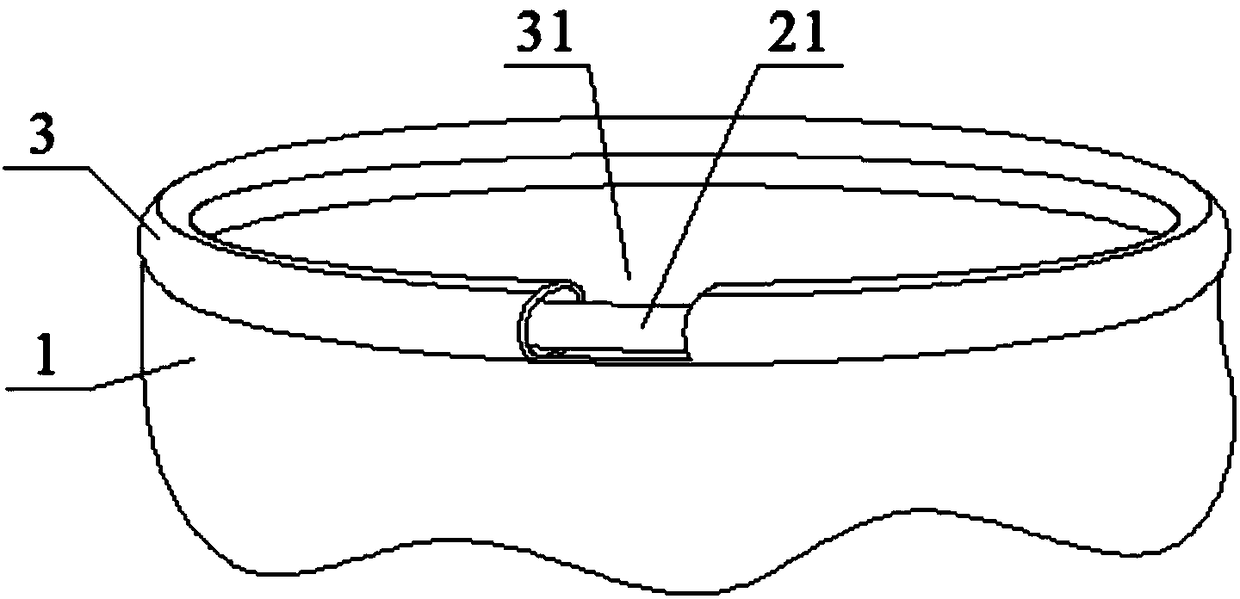 A pocket structure and a laparoscopic retrieval bag adopting the pocket structure
