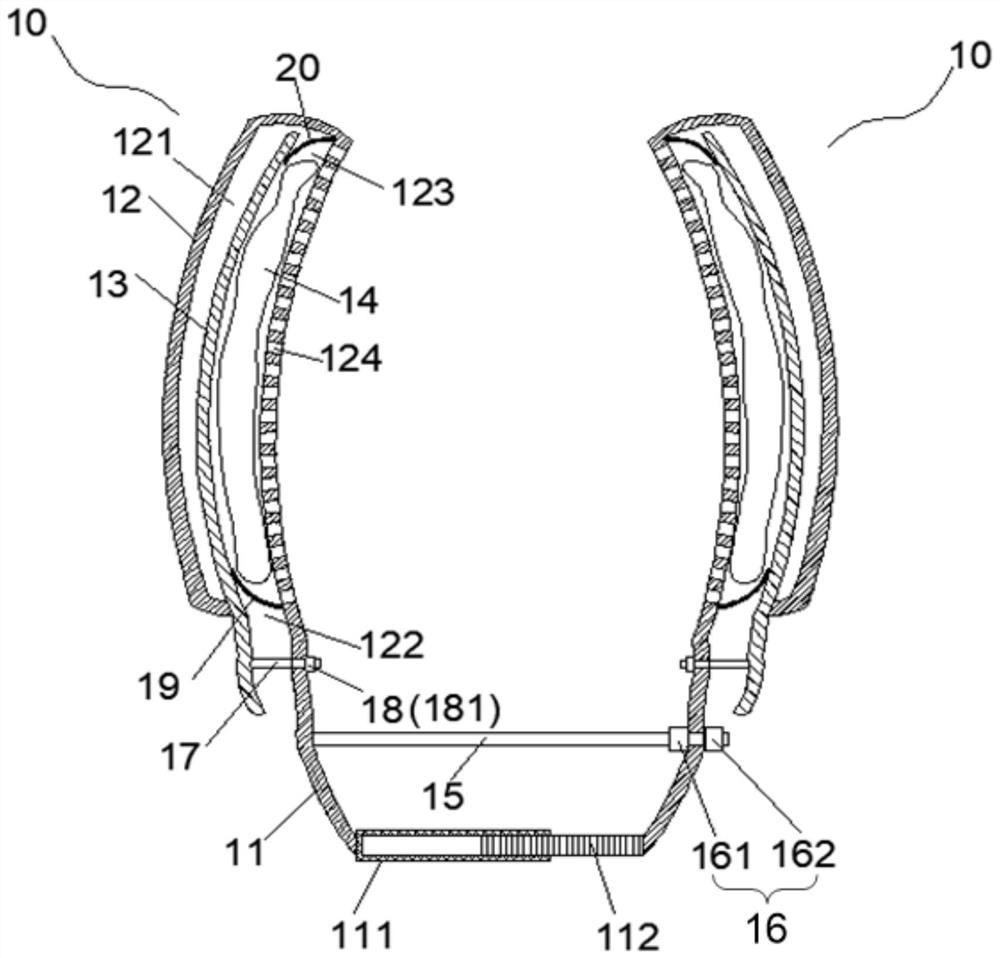 Air bag type obstetric forceps