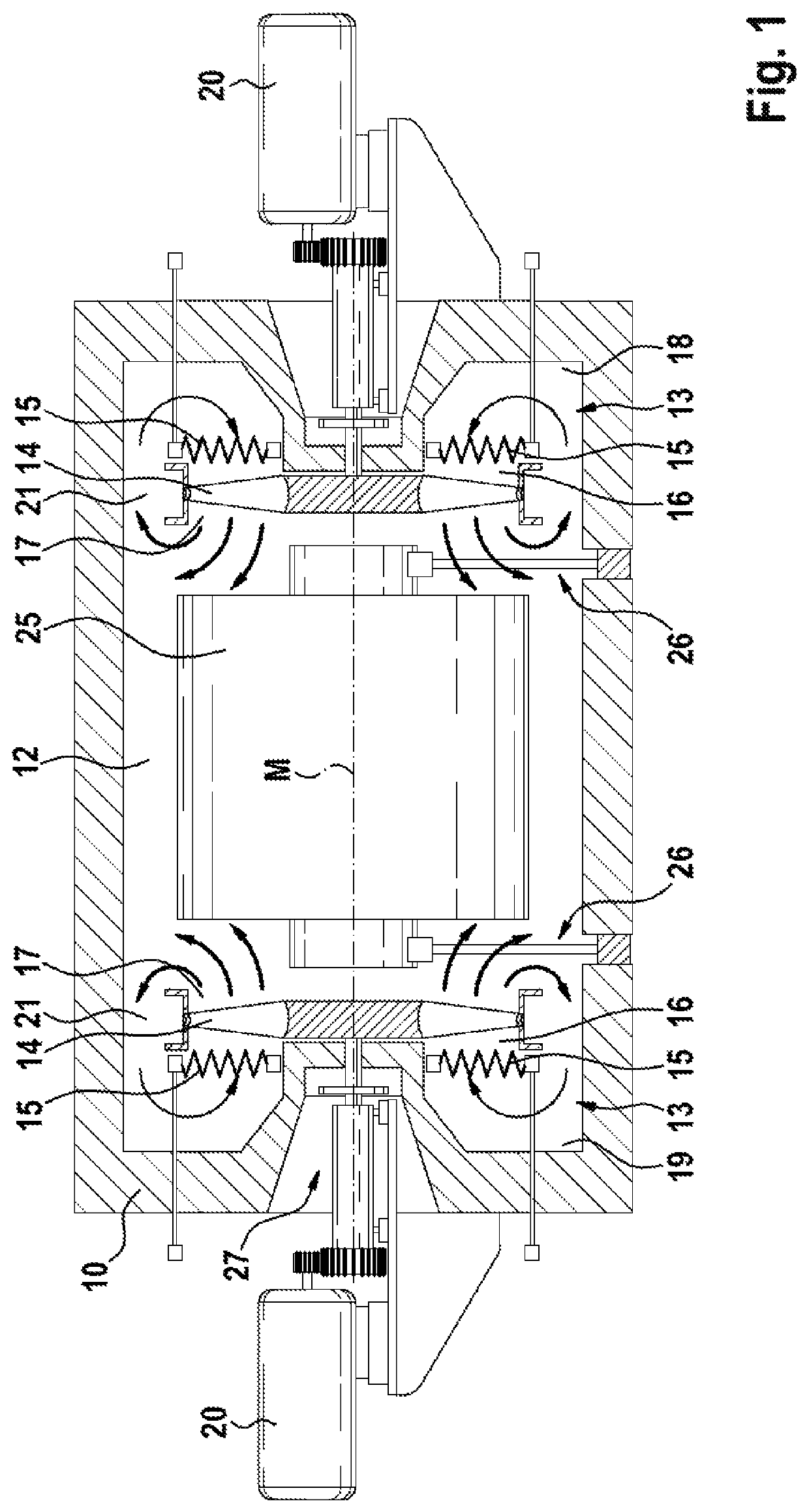 Batch furnace for annealing material and method for heat treatment