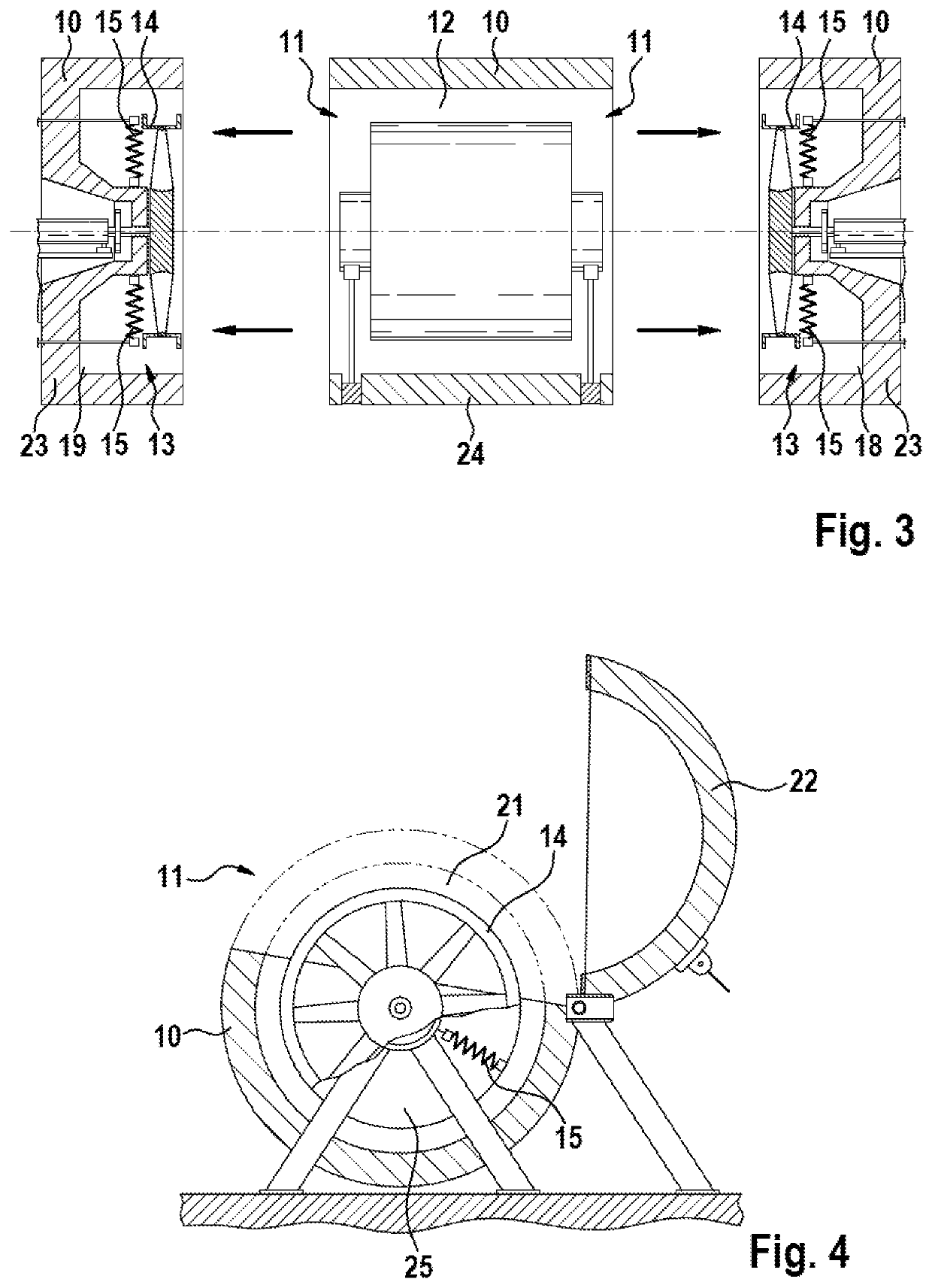 Batch furnace for annealing material and method for heat treatment