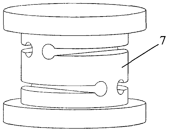 Two-dimensional flexible hinge angle decoupling eddy current damping zero-rigidity vibration isolator