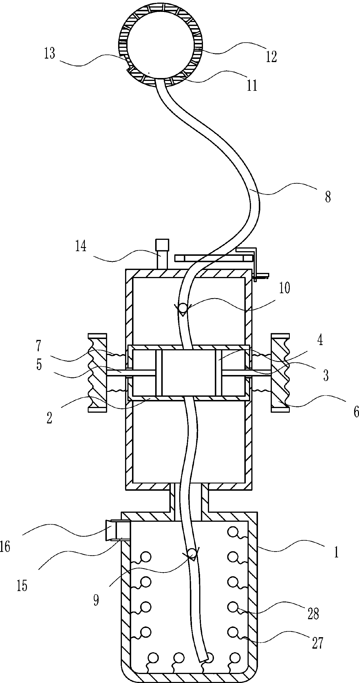 A device for feeding medicine to puppies