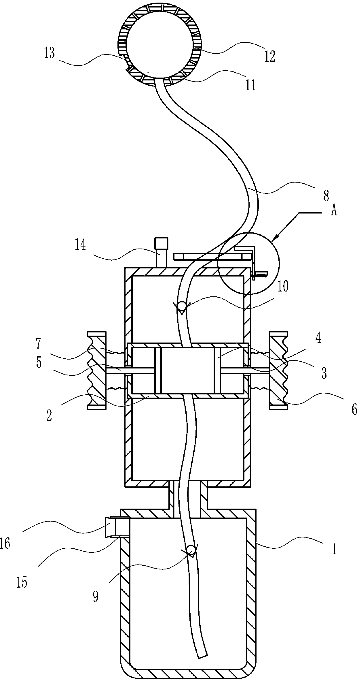 A device for feeding medicine to puppies