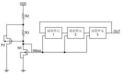 Voltage compensation oscillator circuit