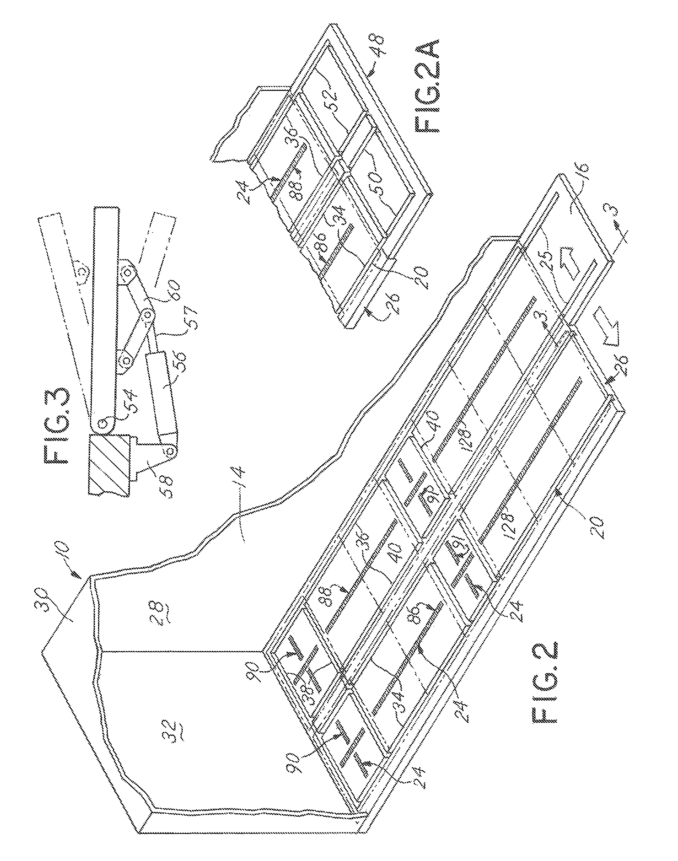 Apparatus and system for facilitating loading and unloading cargo from cargo spaces of vehicles
