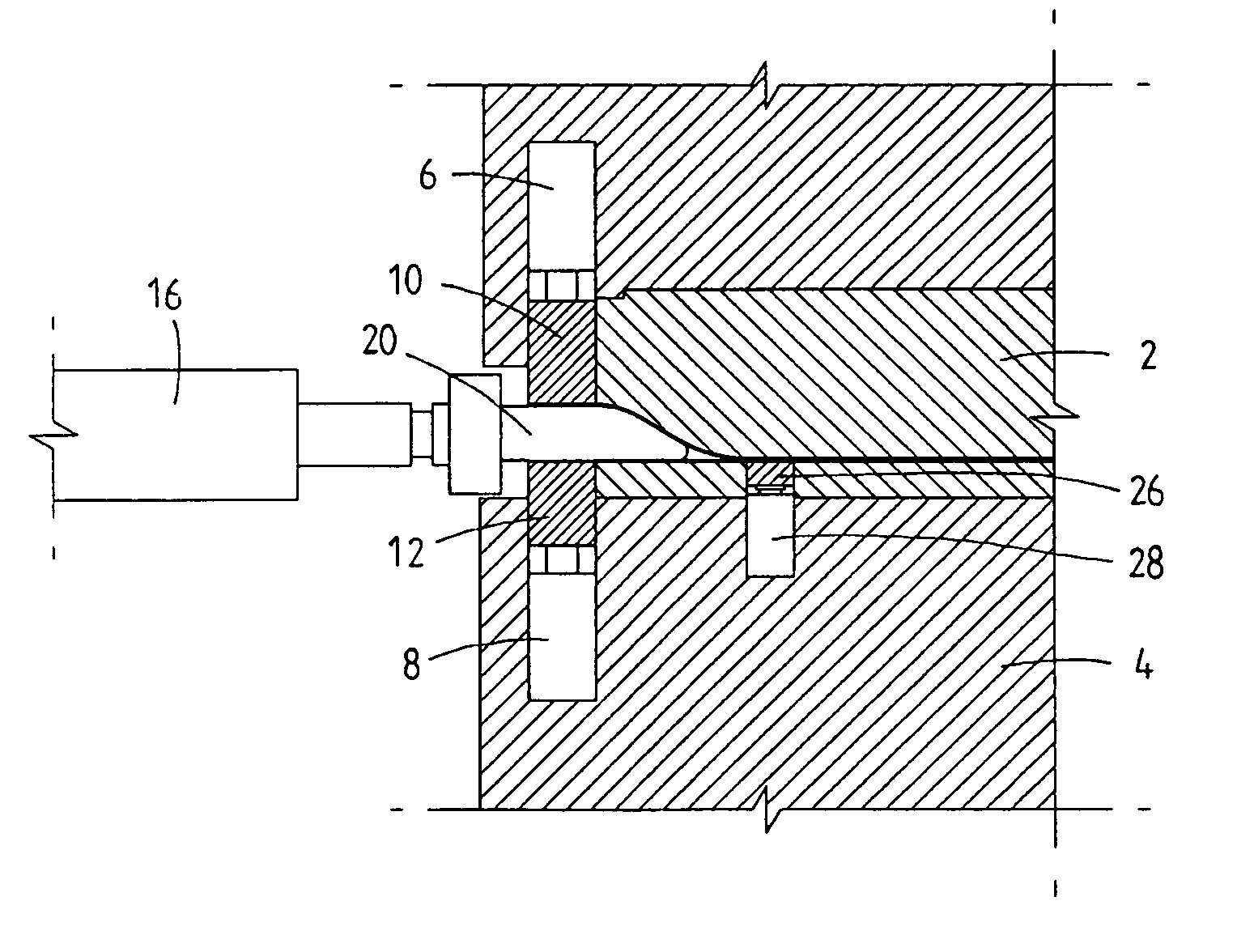 Apparatus for forming beam member used for torsion beam for rear wheel suspension of automobile
